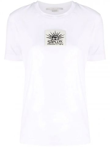 Logo patch white T-shirt