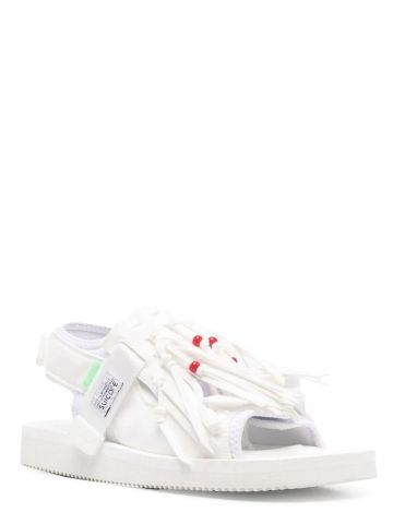 White Was touch-strap Sandals