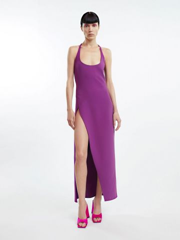 Corinne violet long dress