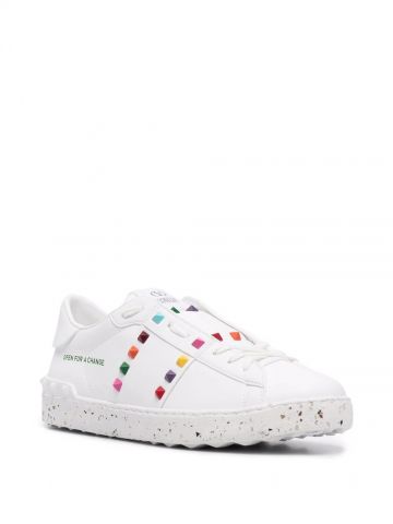 Sneakers Rockstud Untitled bianche
