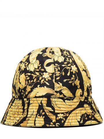 Barocco print multicolored bucket Hat
