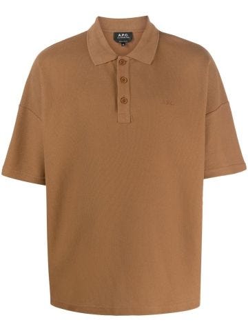 Antoine brown polo shirt