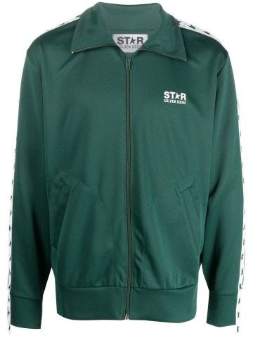 Star green sports jacket