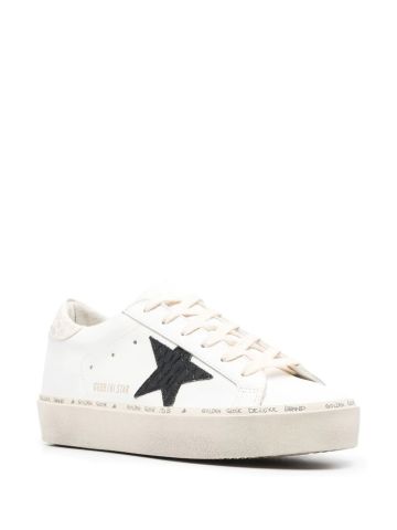 Sneakers Hi Star bianche con stella nera