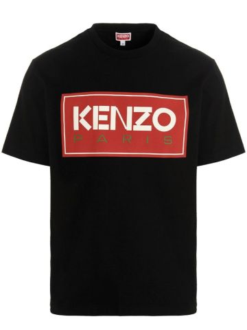 Black Kenzo Paris T-shirt with logo print