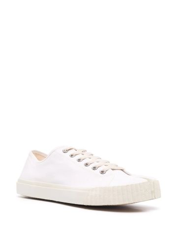 White trainers with Tabi toe