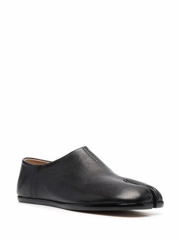 Black Tabi-tipped loafers
