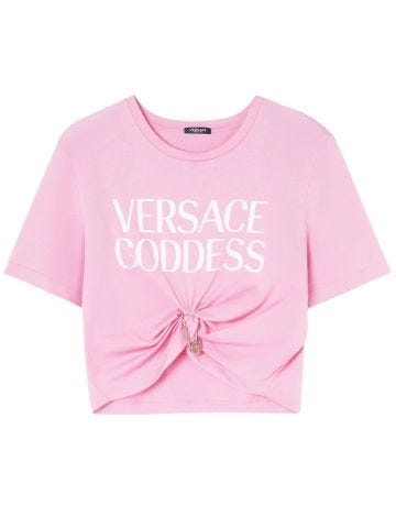 Pink Safety Pin Goddess T-shirt