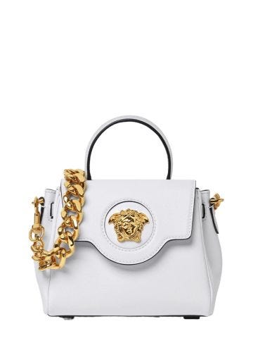 Small white handbag La Medusa