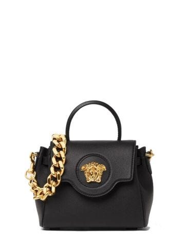 Small black handbag La Medusa