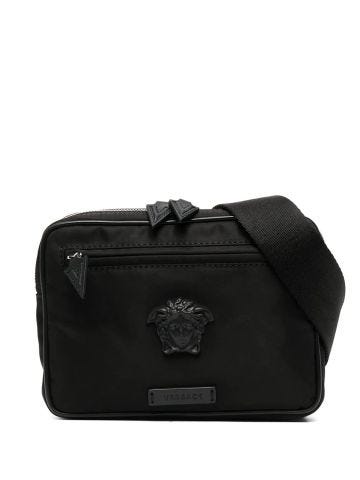 Black fanny pack with Medusa plaque