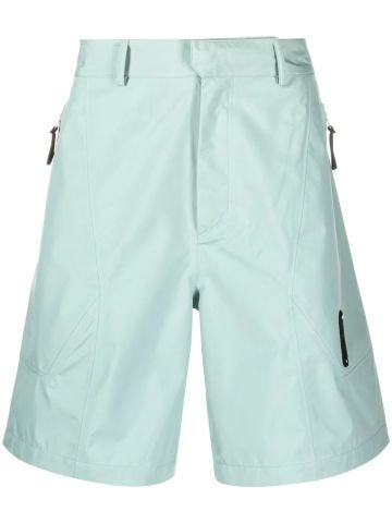 Casual medium-waisted mint green shorts