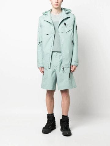 Mint green windbreaker jacket