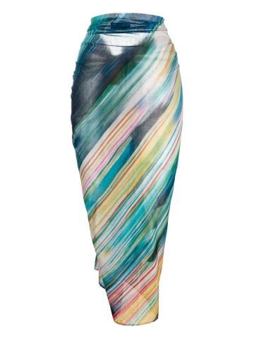 Pareo with multicolored Daylight mirage print