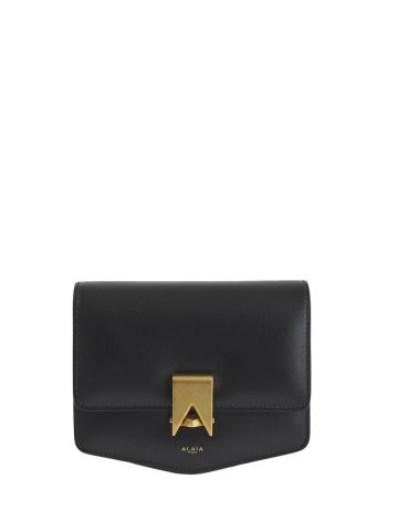 Le Papa small bag in black leather