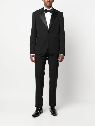 Black blazer with contrasting lapels