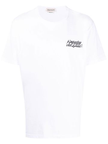 T-shirt bianca con stampa