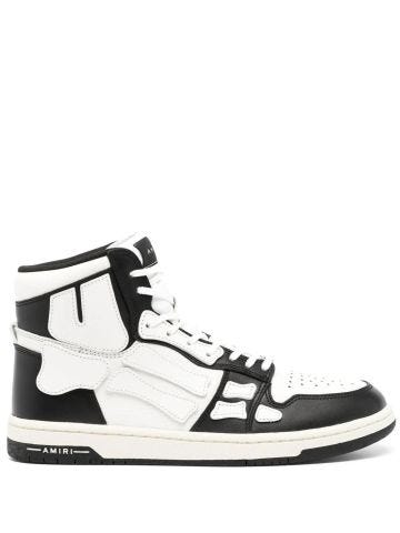 Sneakers alte Skel bianche e nere