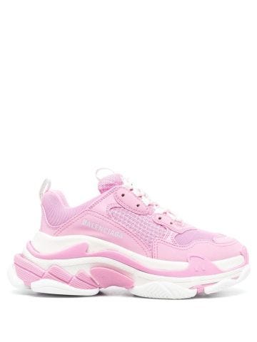 Triple S pink trainers