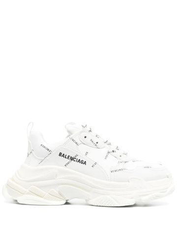 White Triple S Sneakers
