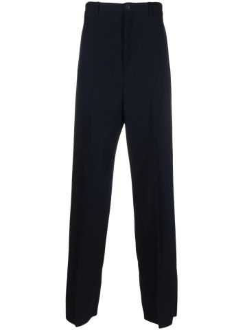 Blue tailored trousers