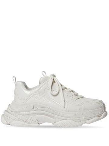 Triple S trainers in white rubber