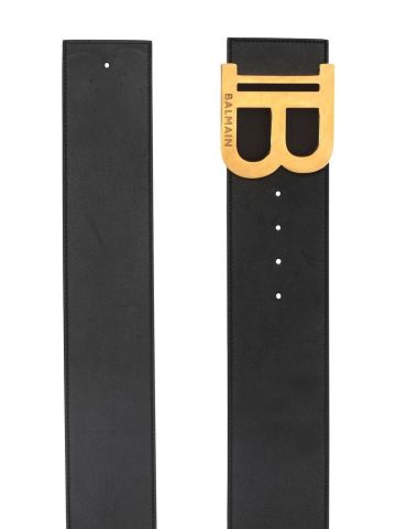 B logo buckle belt