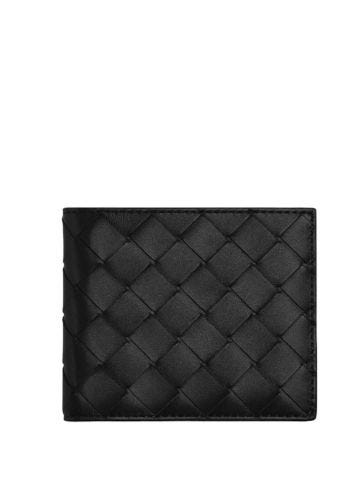 Black Braided Bi-Fold Wallet