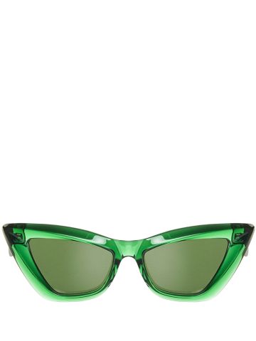 Angle Green Cat-Eye Sunglasses