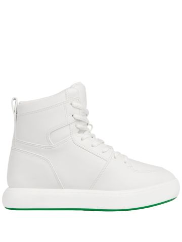 White Pillow high trainers
