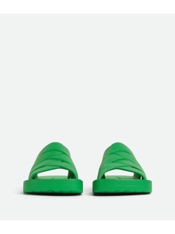 Green rubber sandals