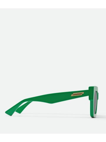 Green classic square sunglasses
