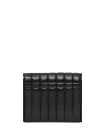 Black quilted Lola wallet