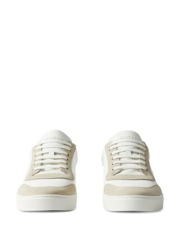 Sneakers bianche con stampa House Check