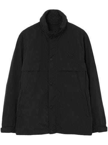 Black high neck jacket