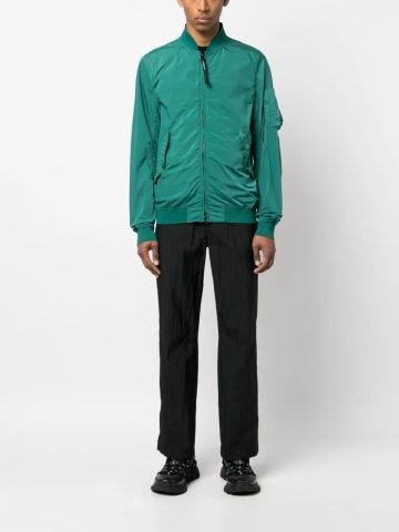 Green Nycra-R Bomber Jacket