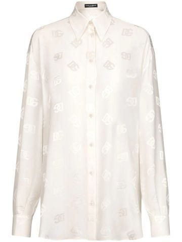 Long-sleeved shirt with decoration