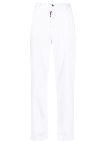 Honey Dyed White Jeans