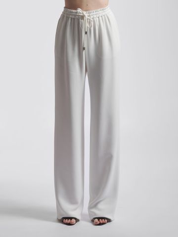 Pantaloni bianchi con coulisse