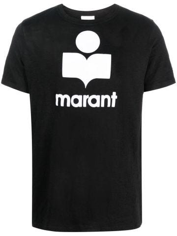 T-shirt nera Karman con stampa