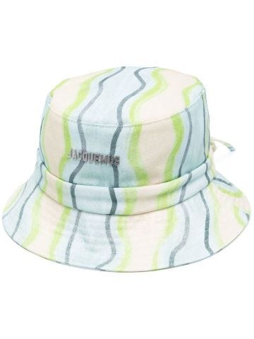 Le Bob Gadjo multicoloured bucket hat