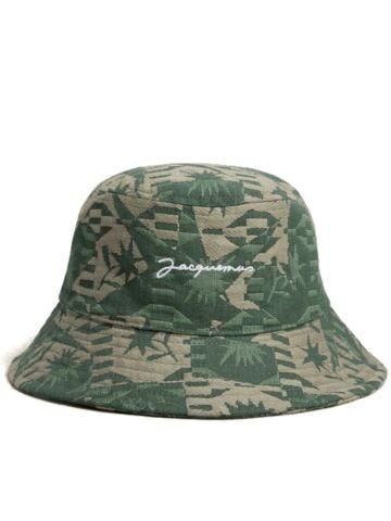 Le bob Tecido Floral camouflage bucket hat