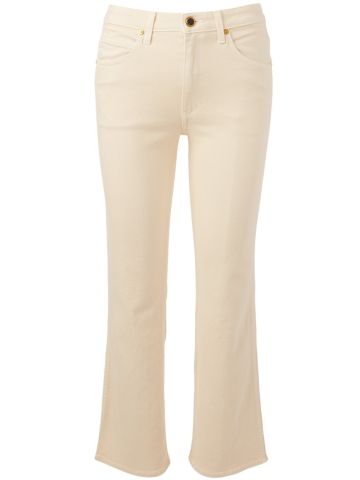 Vivian New Bootcut Ivory Flared Jeans