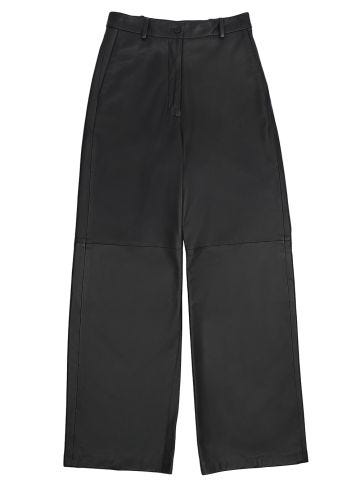 Black Noro leather trousers