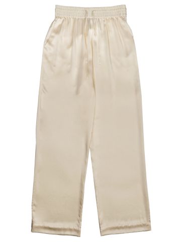 Soma Ivory Silk Trousers