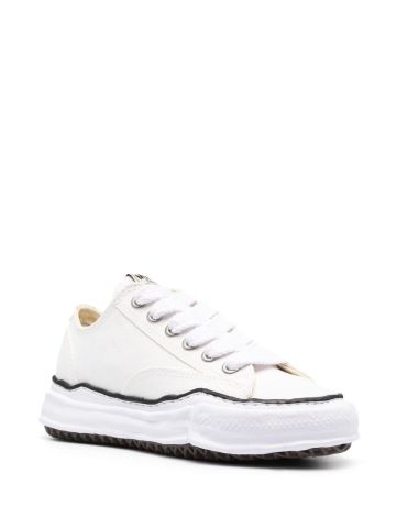 Peterson white low trainers