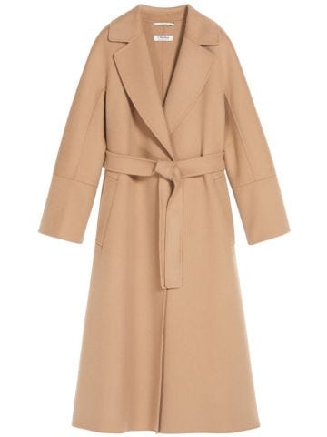 Elisa beige coat with belt