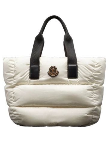 Caradoc white padded tote bag
