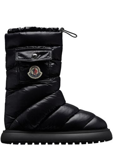 Gaia Pocket black snow boots