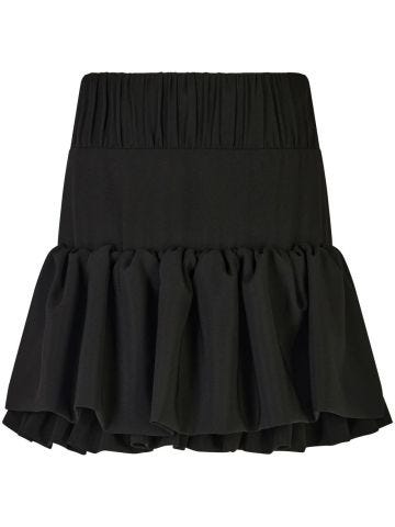 Miniskirt with ruffles